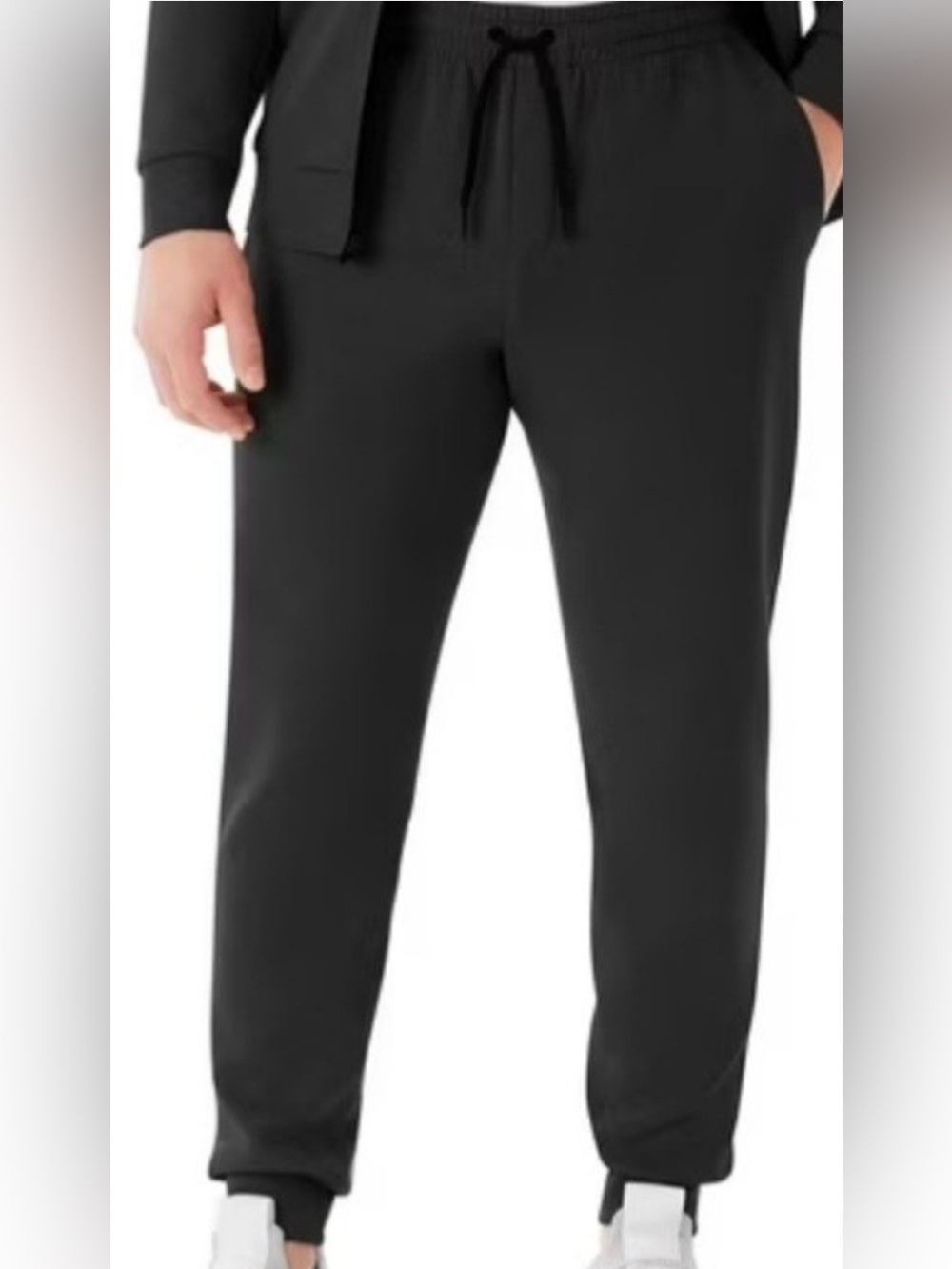 Members Mark Tech Fleece Black Joggers XL